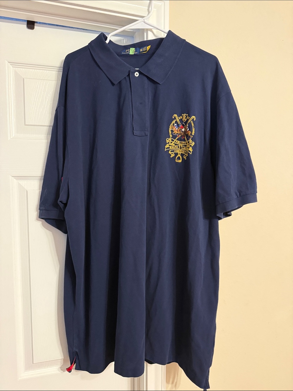 Polo by Ralph Lauren Navy Polo with Embroidered Crest